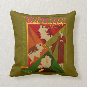 The Witch's Friend November Magazine Throw Pillow