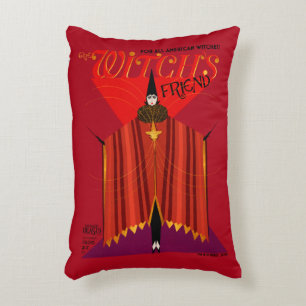 The Witch's Friend October Magazine Decorative Pillow