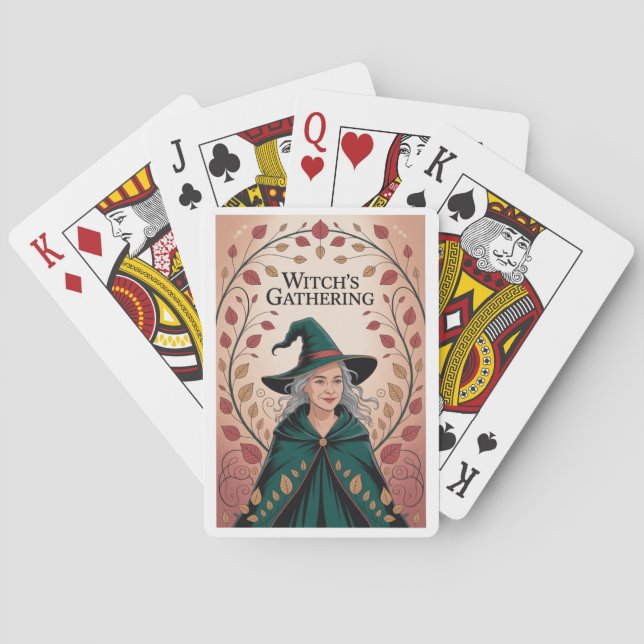 The Witch's Gathering Playing Cards 02 (Back)