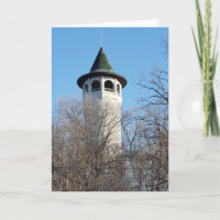 "The Witch's Hat Tower" Hallowe’en Card