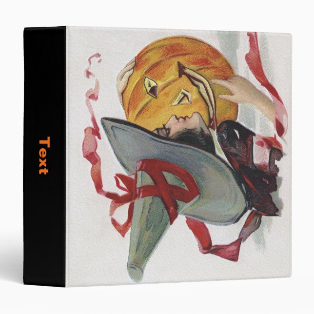 The Witch's Kiss: a Jack o Lantern on Halloween Binder (Front/Spine)