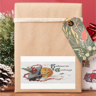 The Witch's Kiss: a Jack o Lantern on Halloween Sticker