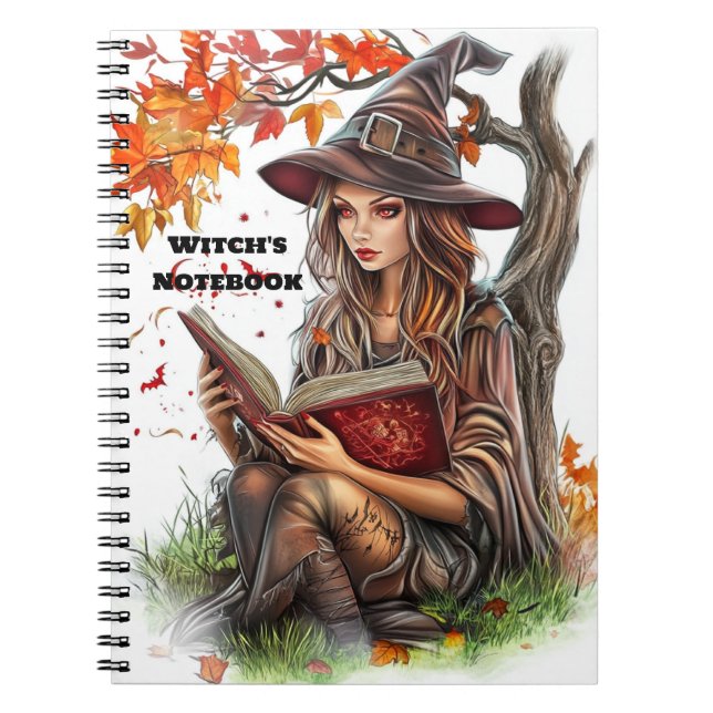 The witch's notebook.A great Halloween gift Notebook (Front)
