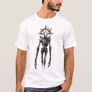 The Witness Dark Gothic Skeleton Figure T-Shirt
