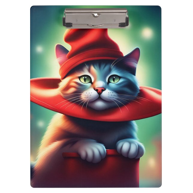 the wizard cat clipboard (Front)