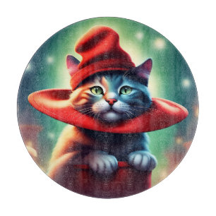 the wizard cat cutting board