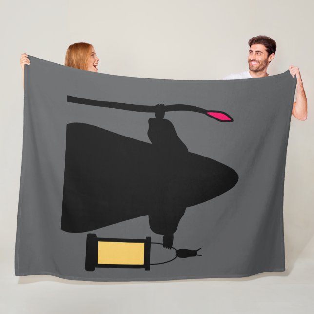 The Wizard Fleece Blanket (In Situ)