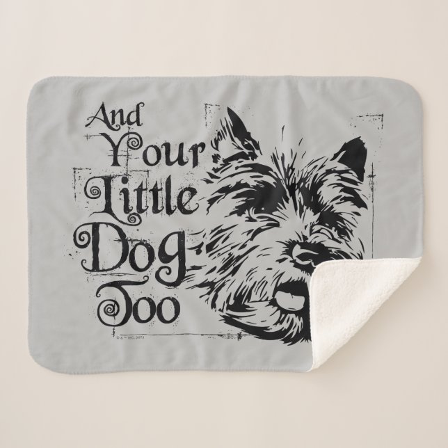 The Wizard Of Oz™ | And Your Little Dog, Too Sherpa Blanket (Front (Horizontal))