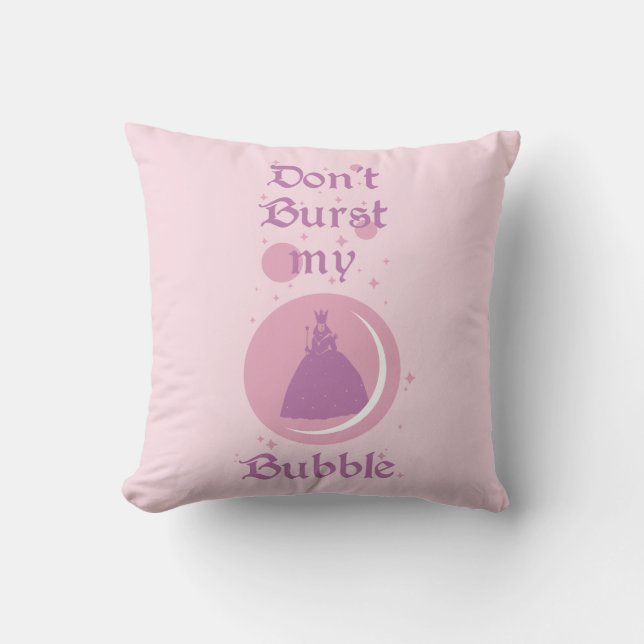 The Wizard Of Oz™ | Don't Burst My Bubble Throw Pillow (Front)