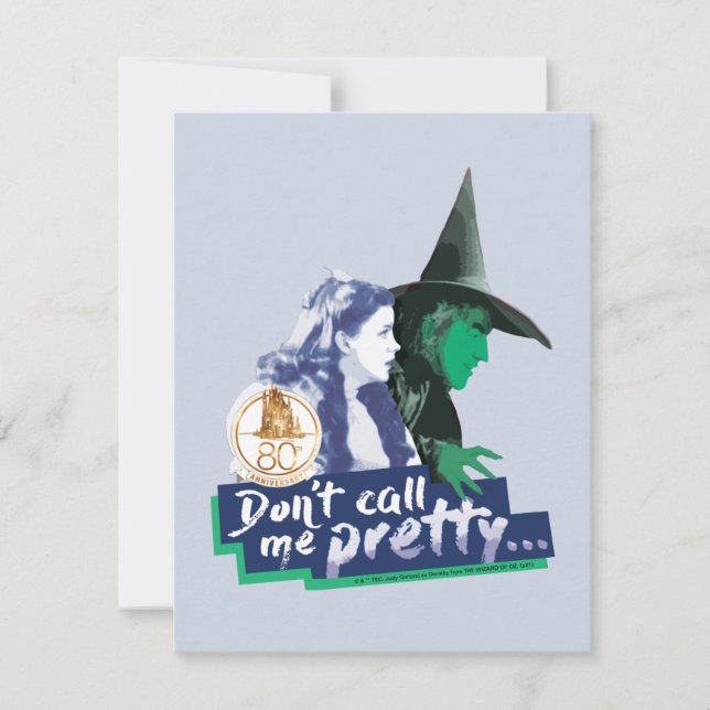 The Wizard Of Oz™ | Don't Call Me Pretty Card (Front)