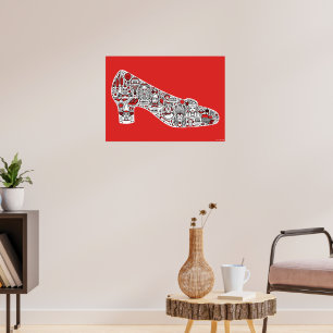 The Wizard of Oz Doodle Art Poster