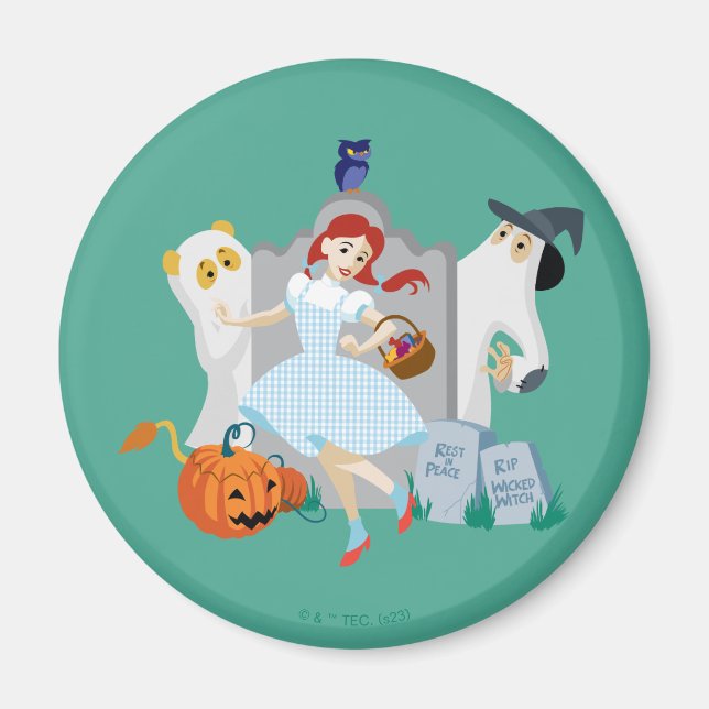 The Wizard Of Oz™ | Dorothy Halloween Happy Dance Magnet (Front)