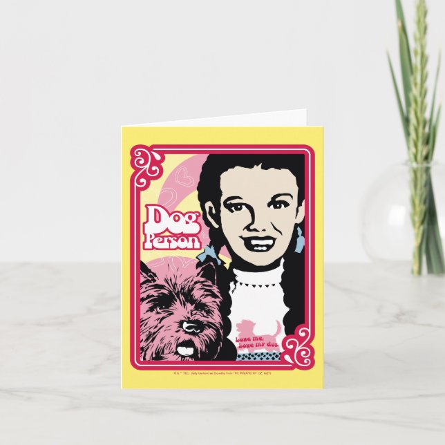 The Wizard Of Oz™ | Dorothy™ & Toto™ - Dog Person Note Card (Front)
