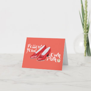 The Wizard Of Oz™   Follow Your Own Path Note Card