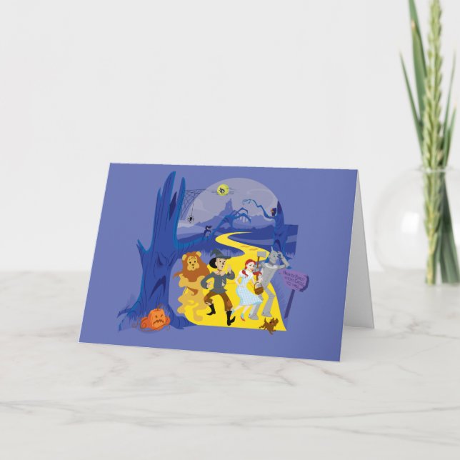 The Wizard Of Oz™ | Halloween Haunted Forest Card (Front)