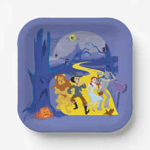 The Wizard Of Oz™   Halloween Haunted Forest Paper Plate