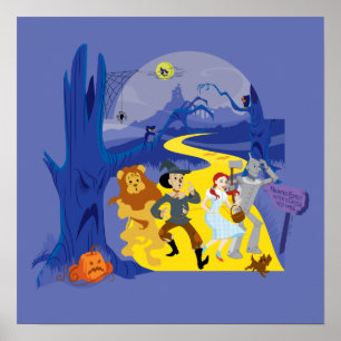 The Wizard Of Oz™   Halloween Haunted Forest Poster