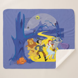 The Wizard Of Oz™   Halloween Haunted Forest Sherpa Blanket