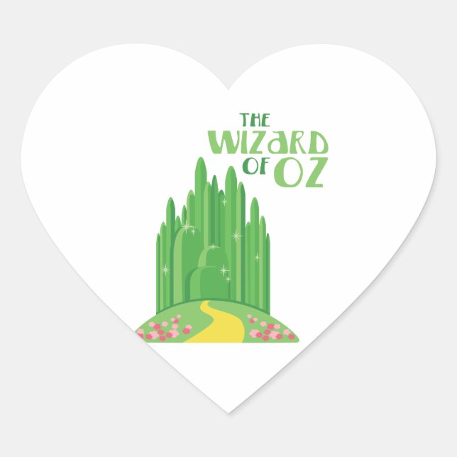 The Wizard of Oz Heart Sticker (Front)