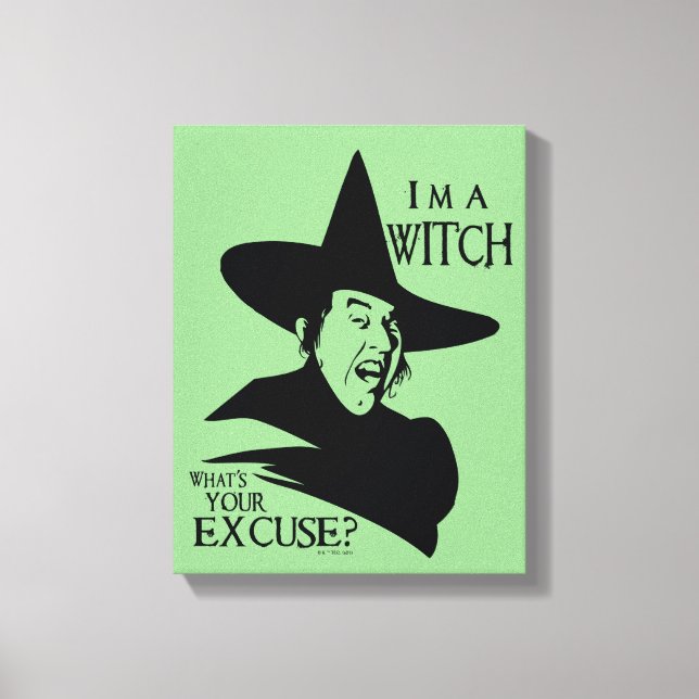 The Wizard Of Oz™ | I'm A Witch Canvas Print (Front)
