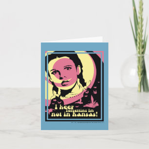 The Wizard Of Oz™   I'm Not In Kansas Note Card