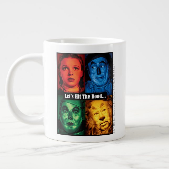 The Wizard Of Oz™ | Let's Hit The Road Large Coffee Mug (Left)