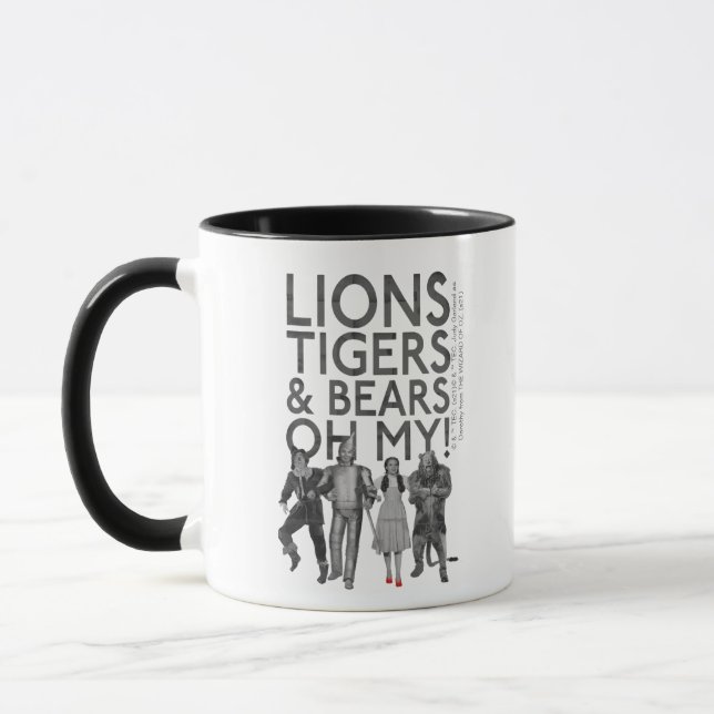 The Wizard Of Oz™ | Lions Tigers & Bears Oh My! Mug (Left)