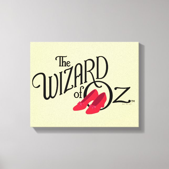 The Wizard Of Oz™ Logo Canvas Print (Front)