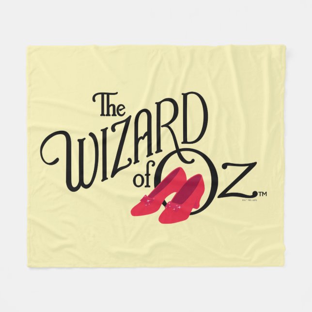 The Wizard Of Oz™ Logo Fleece Blanket (Front (Horizontal))