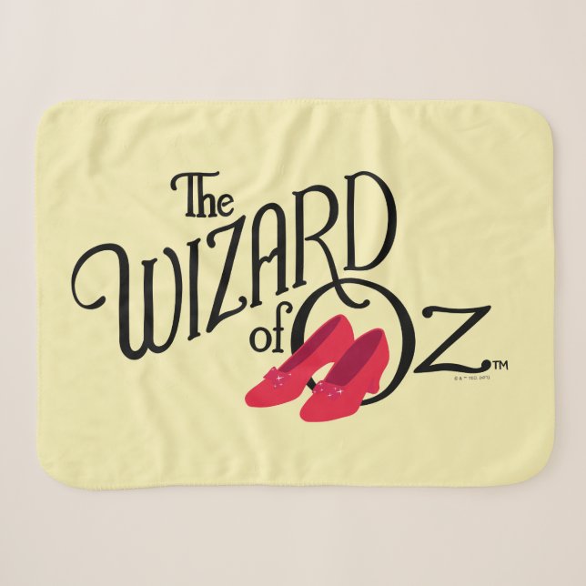 The Wizard Of Oz™ Logo Sherpa Blanket (Front (Horizontal))