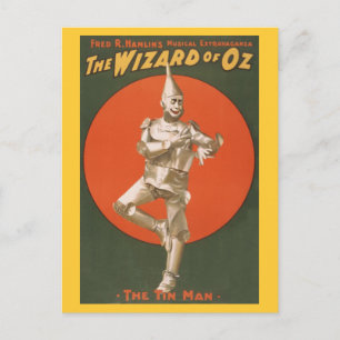 The Wizard of Oz Musical - The Tin Man Postcard