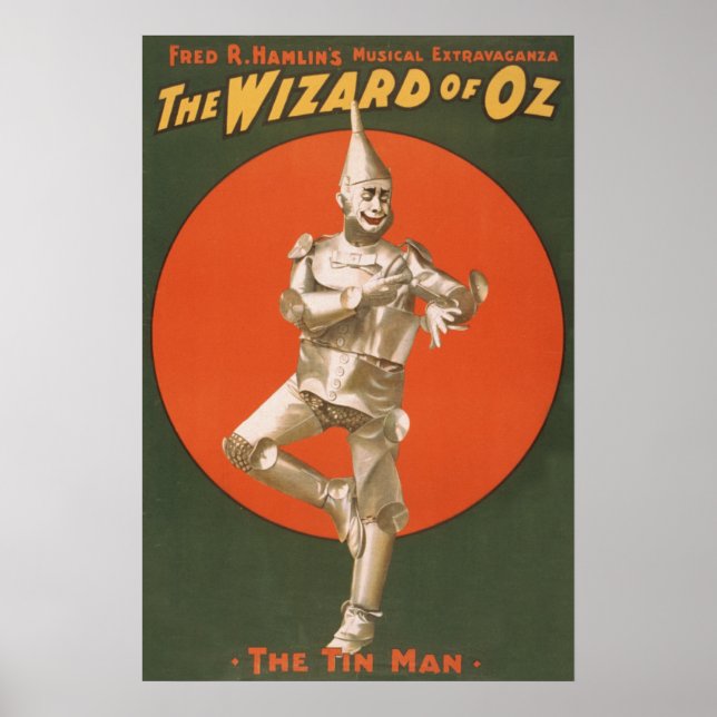The Wizard of Oz Musical - The Tin Man Poster (Front)