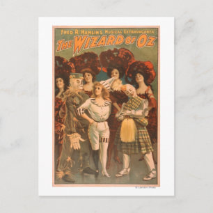 "The wizard of Oz" Musical Theatre Poster #1 Postcard