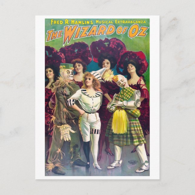 The Wizard of Oz Postcard (Front)