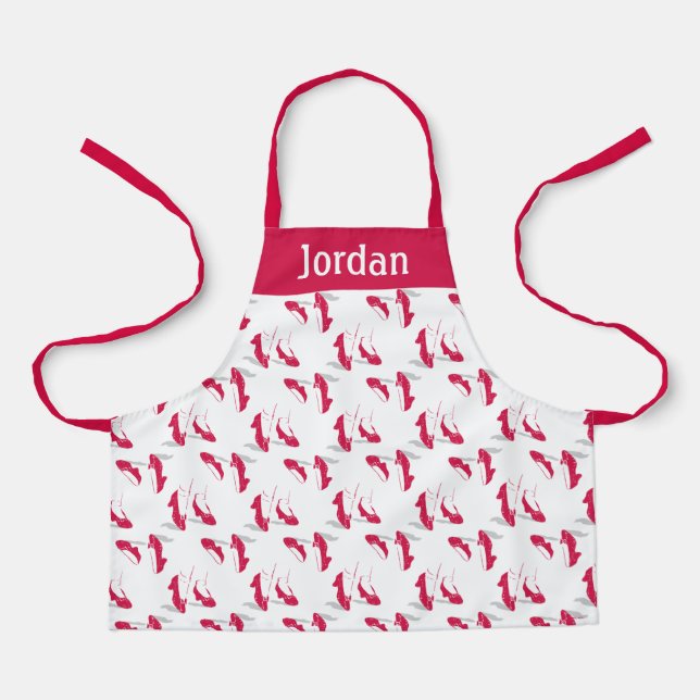 The Wizard Of Oz™ | Ruby Slippers™ Pattern Apron (Front)