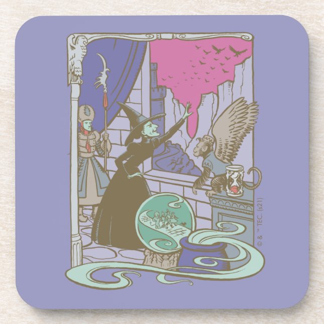 The Wizard Of Oz™ | Storybook Wicked Witch™ Coaster (Front)