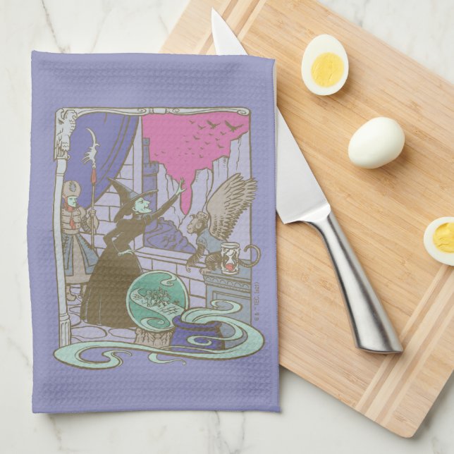 The Wizard Of Oz™ | Storybook Wicked Witch™ Kitchen Towel (Quarter Fold)