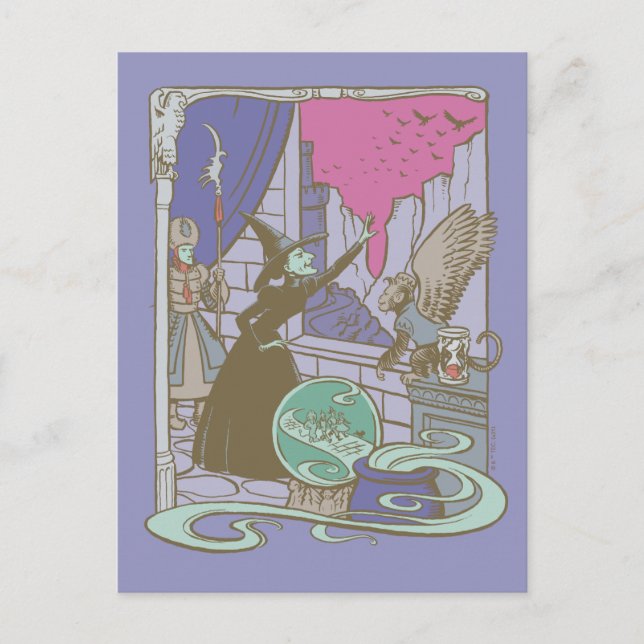 The Wizard Of Oz™ | Storybook Wicked Witch™ Postcard (Front)
