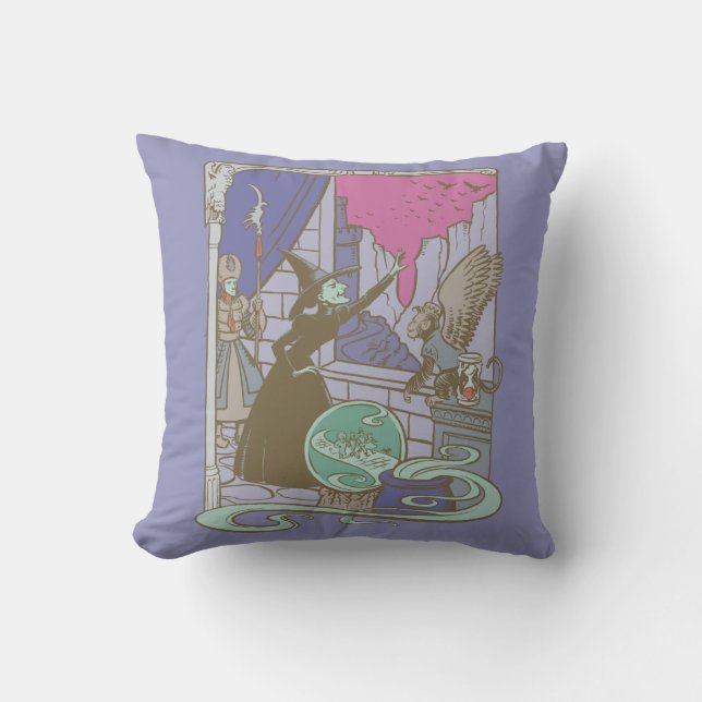The Wizard Of Oz™ | Storybook Wicked Witch™ Throw Pillow (Front)