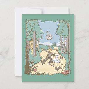 The Wizard Of Oz™   Storybook Yellow Brick Road Card