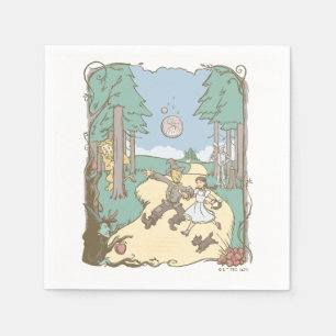The Wizard Of Oz™ Storybook Yellow Brick Road Napkin