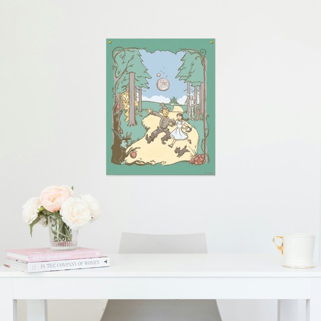 The Wizard Of Oz™ | Storybook Yellow Brick Road Poster (Poster on wall)