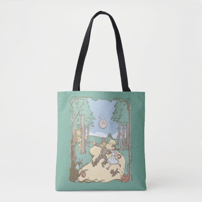 The Wizard Of Oz™ | Storybook Yellow Brick Road Tote Bag (Front)