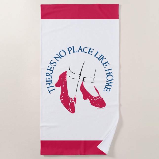 The Wizard Of Oz™ | There's No Place Like Home™ Beach Towel (Front)