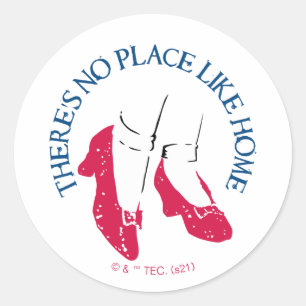 The Wizard Of Oz™   There's No Place Like Home™ Classic Round Sticker
