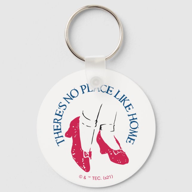 The Wizard Of Oz™ | There's No Place Like Home™ Keychain (Front)