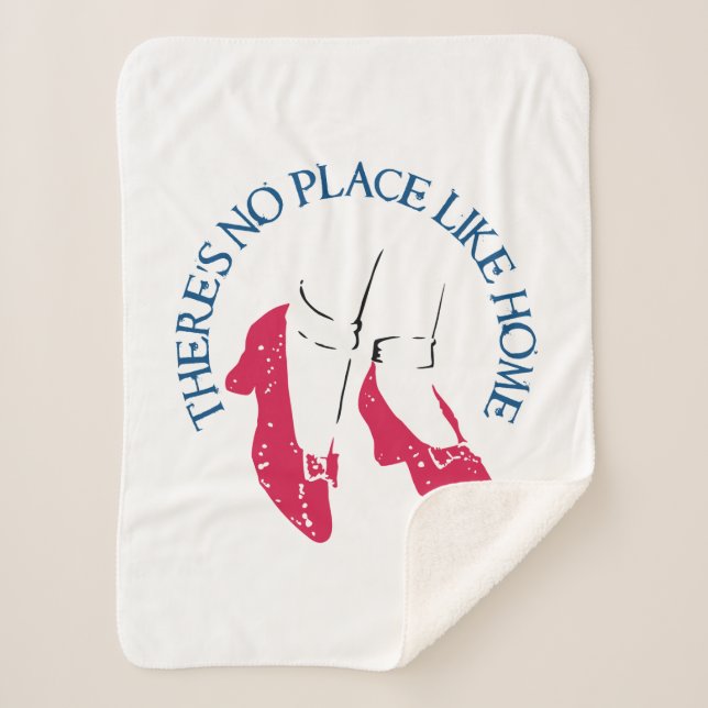 The Wizard Of Oz™ | There's No Place Like Home™ Sherpa Blanket (Front)