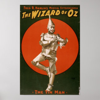 The Wizard of Oz Tin Man ad Poster