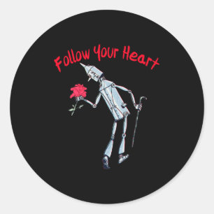 The Wizard Of Oz Tin Man Shirt-the Wizard Of Oz Sh Classic Round Sticker