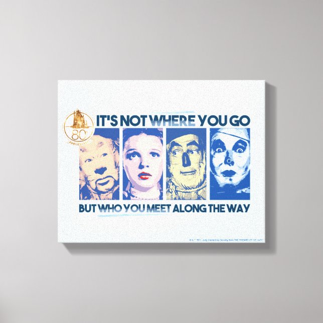 The Wizard Of Oz™ | Who You Meet Along The Way Canvas Print (Front)